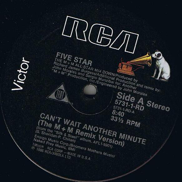 Five Star : Can't Wait Another Minute (12")