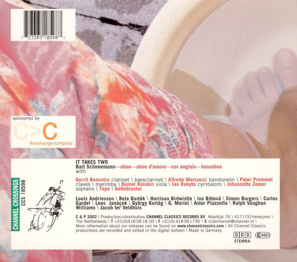 Bart Schneemann : It Takes Two (CD, Album, Dig)