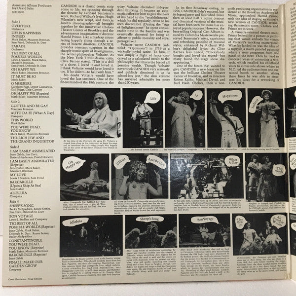 Leonard Bernstein : Candide - Original Cast Recording Of The Complete Production (2xLP, Album, Gat)