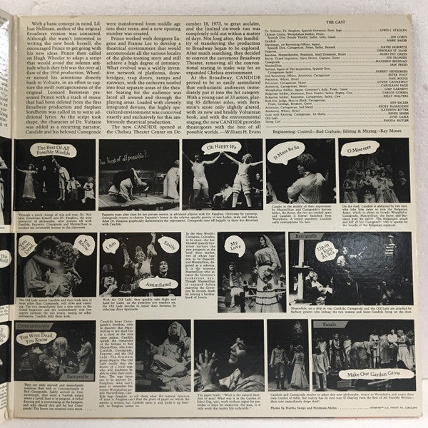 Leonard Bernstein : Candide - Original Cast Recording Of The Complete Production (2xLP, Album, Gat)