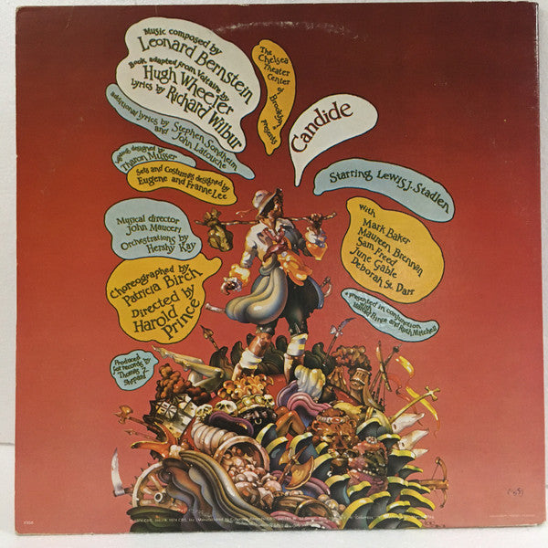 Leonard Bernstein : Candide - Original Cast Recording Of The Complete Production (2xLP, Album, Gat)