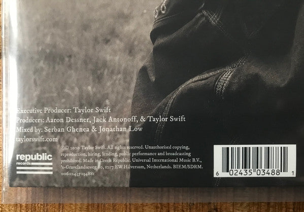 Taylor Swift : Folklore (2xLP, Album, Dlx, RP, Bei)