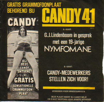 No Artist : Gratis Grammofoonplaat Behorende Bij Candy 41 (Flexi, 7")