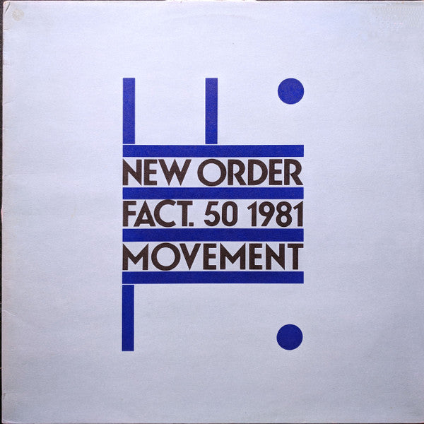 New Order : Movement (LP, Album)