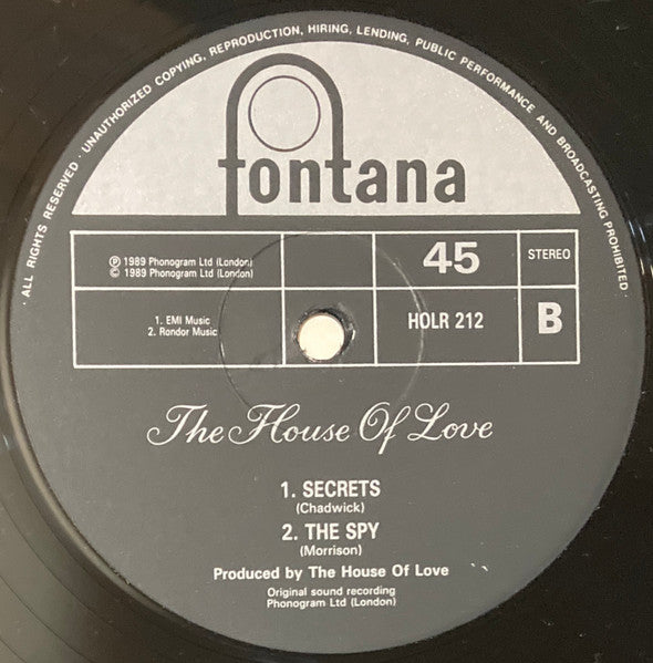 The House Of Love : I Don't Know Why I Love You (12", Single, Wit)