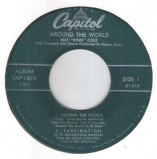 Nat King Cole With Nelson Riddle : Around The World (7", EP)