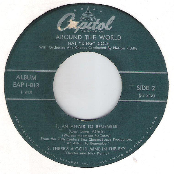 Nat King Cole With Nelson Riddle : Around The World (7", EP)