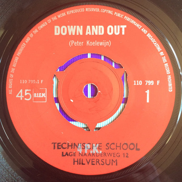 4PK : Down And Out (7", Single)