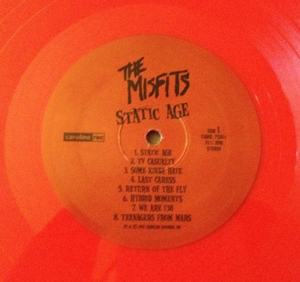 Misfits : Static Age (LP, Album, Red)