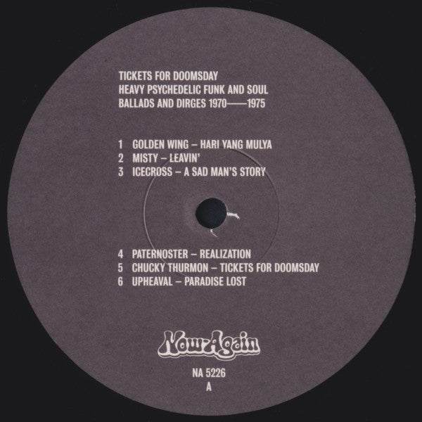 Various : Tickets For Doomsday: Heavy Psychedelic Funk And Soul (Ballads And Dirges 1970-1975) (LP, RSD, Comp)