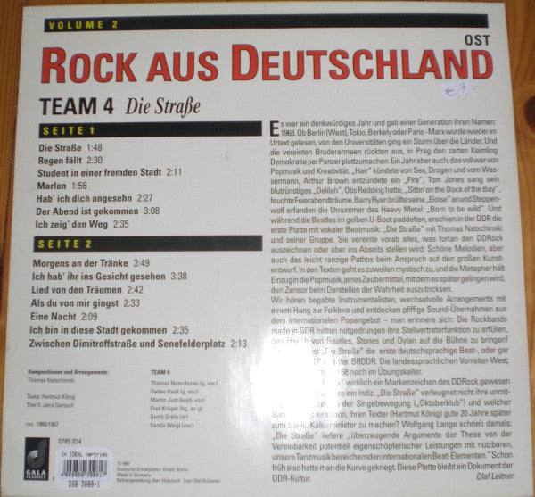 Team 4 : Die Straße (LP, Album, RE)