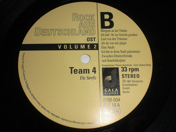 Team 4 : Die Straße (LP, Album, RE)