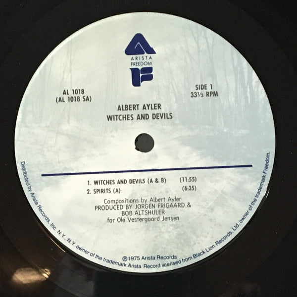 Albert Ayler : Witches & Devils (LP, Album, RE)