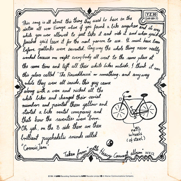 Neil (2) : My White Bicycle (7")