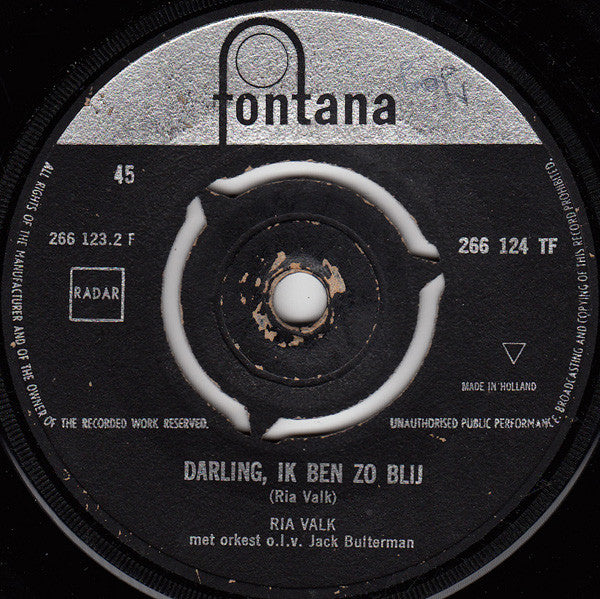 Ria Valk : Hou Je Echt Nog Van Mij, Rocking Billy? (7", Single, Bla)