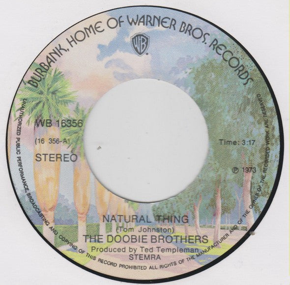 The Doobie Brothers : Natural Thing (7", Single)