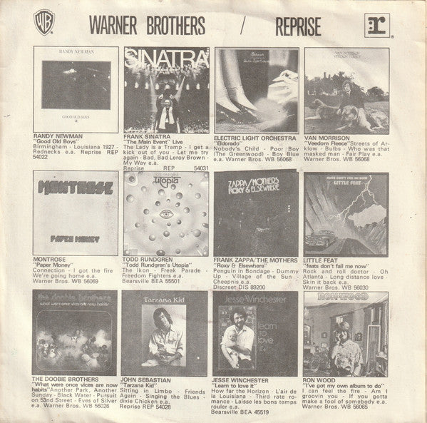 The Doobie Brothers : Takin' It To The Streets (7", Single)