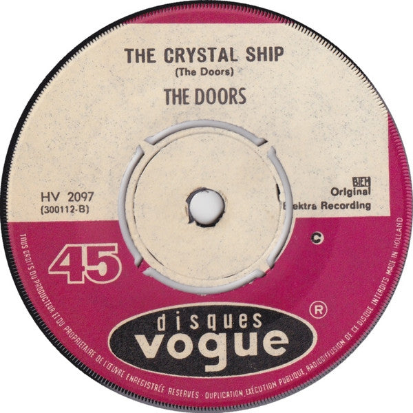 The Doors : Light My Fire (7", Single)