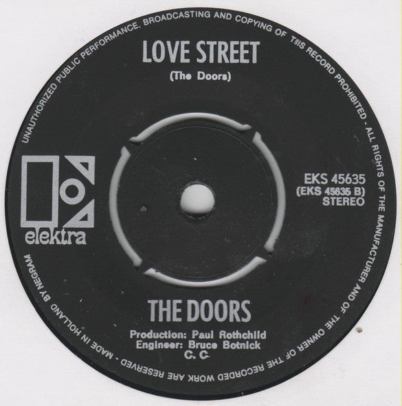 The Doors : Hello, I Love You, Won't You Tell Me Your Name? (7", Single)
