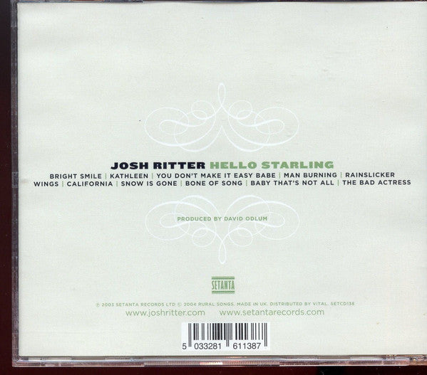 Josh Ritter : Hello Starling (CD, Album)