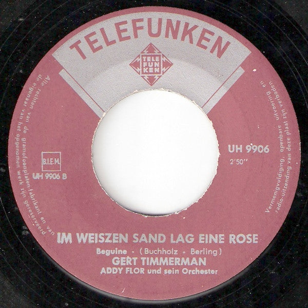 Gert Timmerman : Nimm Deine Weisse Gitarre (7", Single)