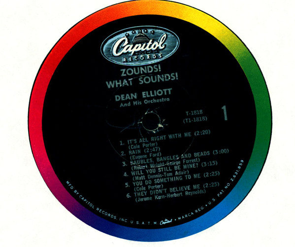 Dean Elliott & His Big Band : Zounds! What Sounds! (LP, Mono)