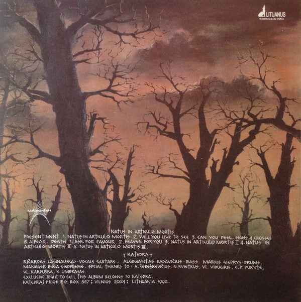 Katedra : Natus In Articulo Mortis (LP, Album)