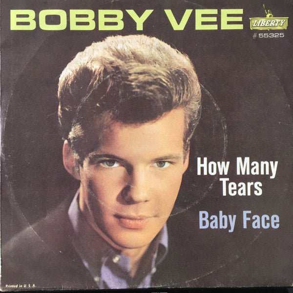 Bobby Vee With The Johnny Mann Singers : How Many Tears (7", Mon)