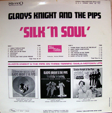 Gladys Knight And The Pips : Silk N' Soul (LP, Album)