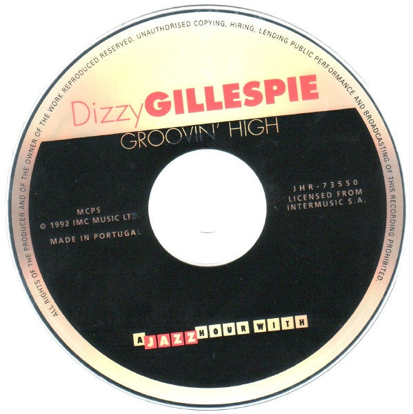 Dizzy Gillespie : Groovin' High (CD, Comp)