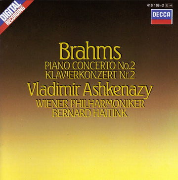 Johannes Brahms, Vladimir Ashkenazy, Wiener Philharmoniker, Bernard Haitink : Piano Concerto No.2 = Klavierkonzert Nr.2 (CD, Album)