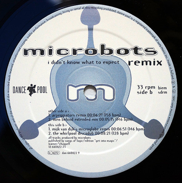 Microbots : I Didn't Know What To Expect (Remix) (12")