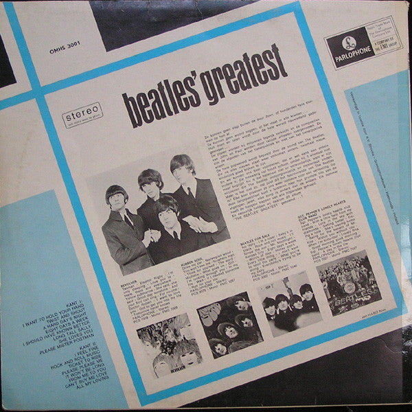 The Beatles : Beatles' Greatest (LP, Comp)