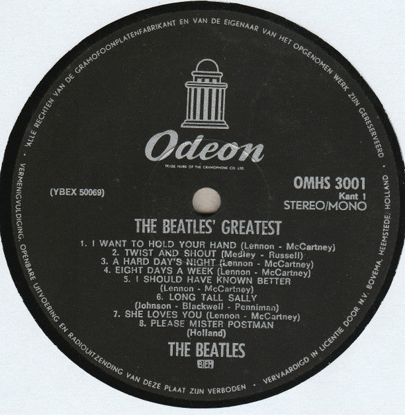 The Beatles : Beatles' Greatest (LP, Comp)
