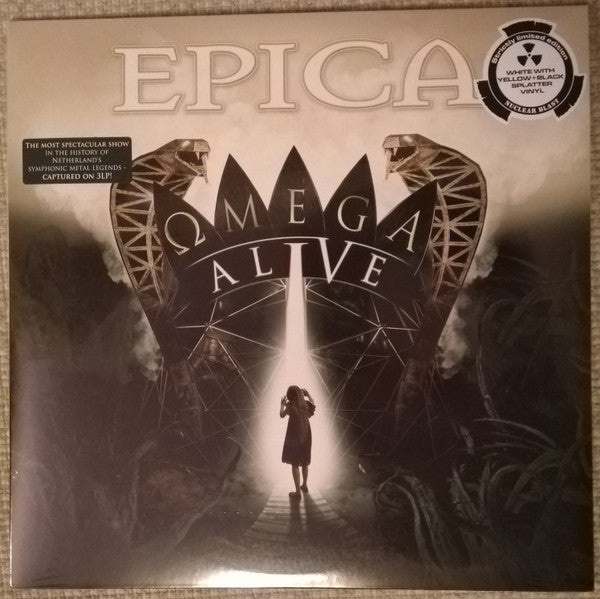 Epica (2) : Omega Alive (3xLP, Album, Ltd, Whi)