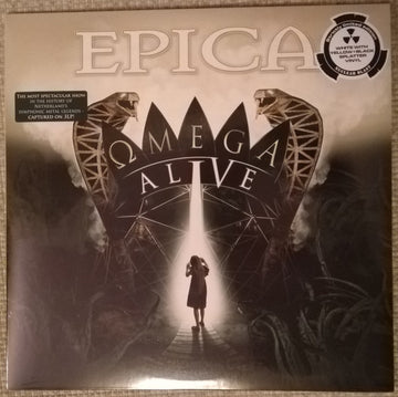 Epica (2) : Omega Alive (3xLP, Album, Ltd, Whi)