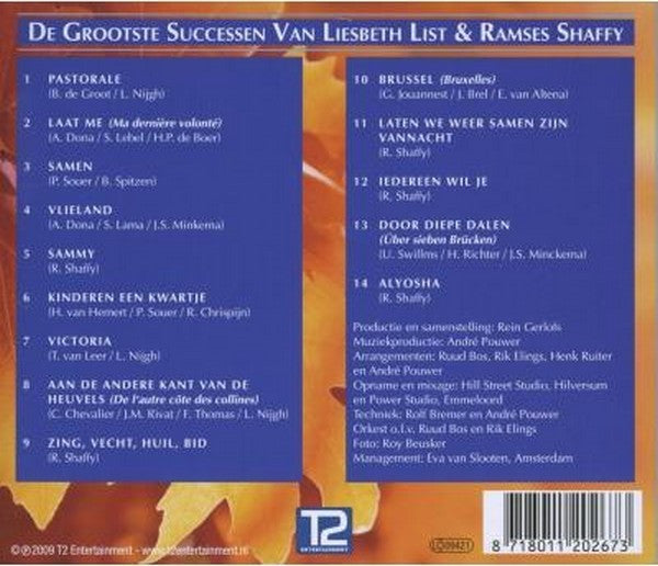 Liesbeth List & Ramses Shaffy : De Grootste Successen Van Liesbeth List & Ramses Shaffy (CD, Album, RE)