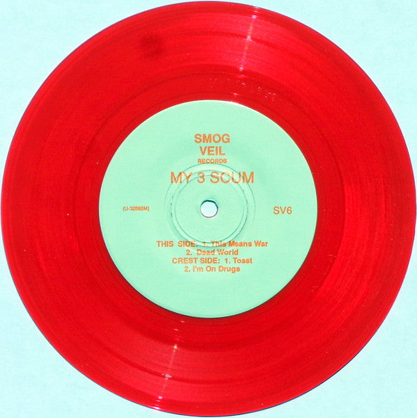 My 3 Scum : Food, Folks And Guns (7", Red)