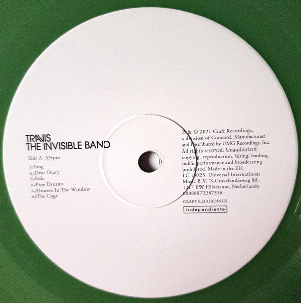 Travis : The Invisible Band (LP, Album, Ltd, RE, RM, Gre)