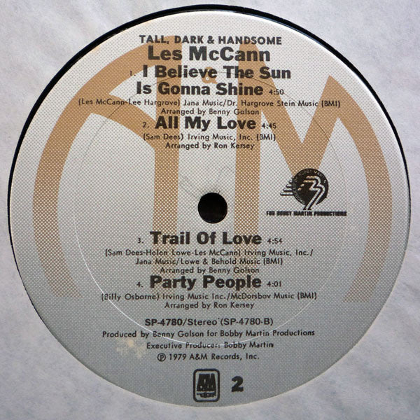 Les McCann : Tall, Dark & Handsome (LP, Album)