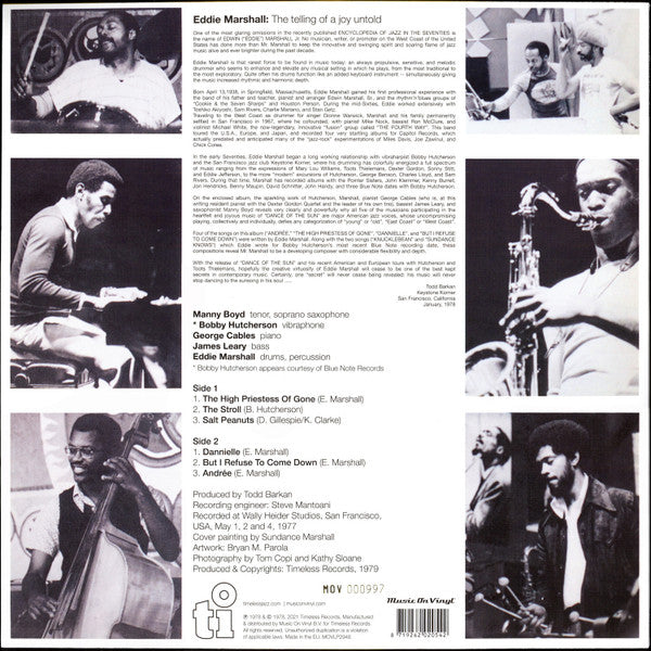Eddie Marshall (2) : Dance Of The Sun (LP, Album, Ltd, Num, RE, RM, Gol)