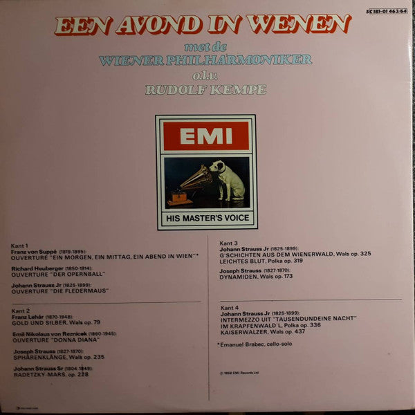 Wiener Philharmoniker O.l.v. Rudolf Kempe : Een Avond In Wenen (2xLP, Comp)