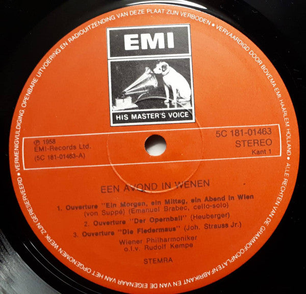 Wiener Philharmoniker O.l.v. Rudolf Kempe : Een Avond In Wenen (2xLP, Comp)