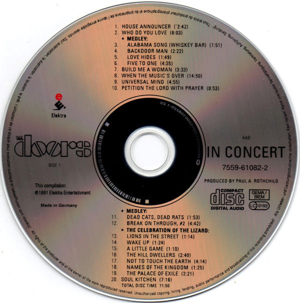 The Doors : In Concert (2xCD, Comp, RE, RM, RP)