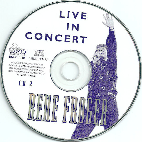 René Froger : Live In Concert (2xCD, Album, S/Edition)