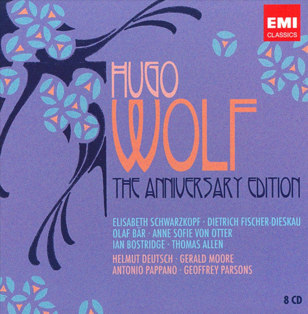 Hugo Wolf - Elisabeth Schwarzkopf · Dietrich Fischer-Dieskau · Olaf Bär · Anne Sofie Von Otter · Ian Bostridge · Thomas Allen · Helmut Deutsch · Gerald Moore · Antonio Pappano · Geoffrey Parsons (2) : The Anniversary Edition (8xCD + CD-ROM + Box, Comp)