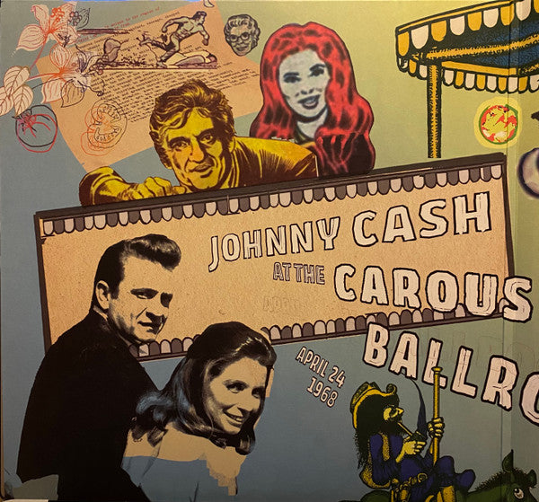 Johnny Cash : At The Carousel Ballroom - April 24, 1968 (2xLP, Album)