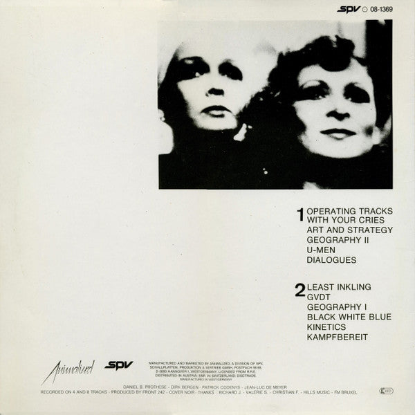 Front 242 : Geography (LP, Album, RE)
