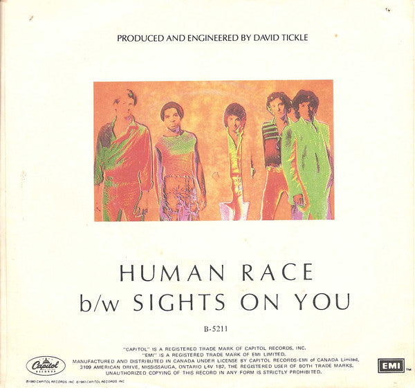 Red Rider : Human Race (7", Single)