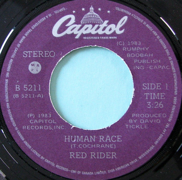 Red Rider : Human Race (7", Single)